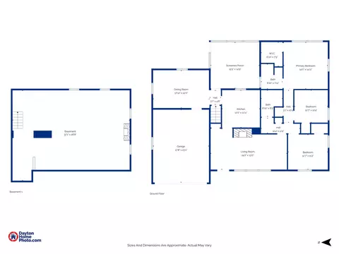 Floorplan - 206 S Tecumseh Rd, Springfield, OH 45506 photo 3 of 3