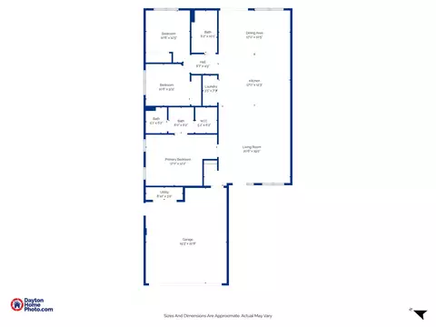 Floorplan - 1766 Northpoint Ln, Springfield, OH 45503 photo 1 of 1