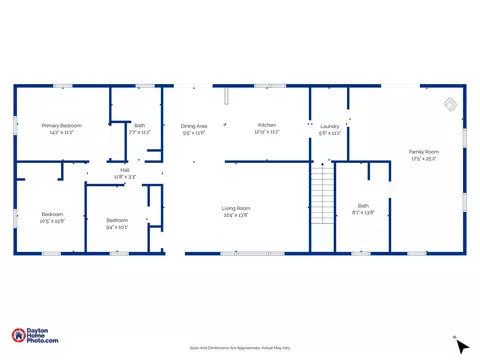 Floorplan - 2591 Old Springfield Rd, Springfield, OH 45502 photo 2 of 3