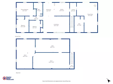 Floorplan - 2591 Old Springfield Rd, Springfield, OH 45502 photo 1 of 3