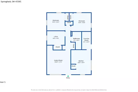 Floorplan - 1562 Rutland Ave, Springfield, OH 45505 photo 1 of 1