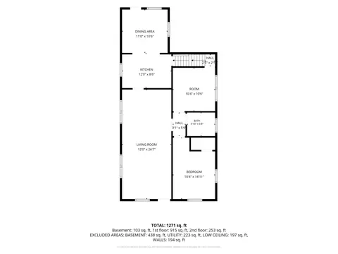 Floorplan - 2955 Mechanicsburg Rd, Springfield, OH 45503 photo 2 of 4