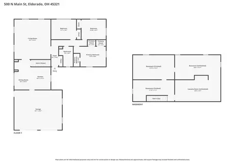 Floorplan - 500 N Main St, Eldorado, OH 45321 photo 2 of 3