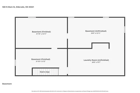 Floorplan - 500 N Main St, Eldorado, OH 45321 photo 1 of 3