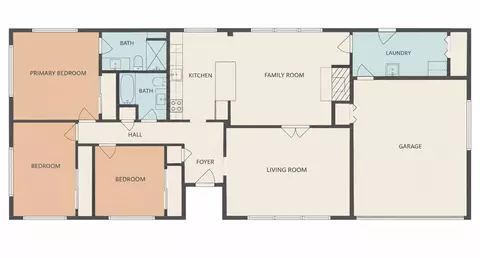 Floorplan - 2743 Ironwood Dr, Springfield, OH 45505 photo 2 of 3