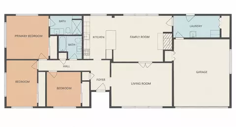 Floorplan - 2743 Ironwood Dr, Springfield, OH 45505 photo 1 of 3