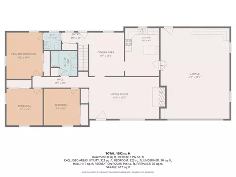 Floorplan - 250 W Geneva St, Dunkirk, OH 45836 photo 2 of 3