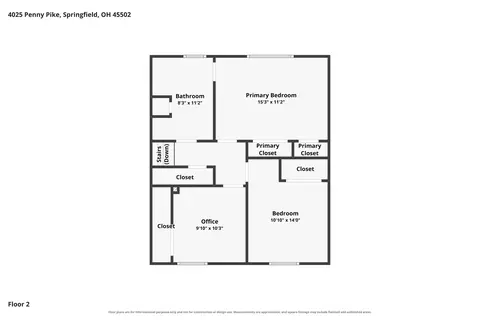 Floorplan - 4025 Penny Pike, Springfield, OH 45502 photo 4 of 4