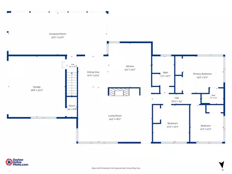 Floorplan - 3401 Echo Dr, Springfield, OH 45502 photo 2 of 3