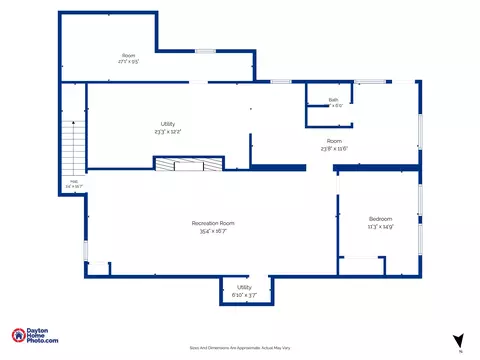 Floorplan - 3401 Echo Dr, Springfield, OH 45502 photo 1 of 3