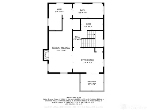 Floorplan - 343 Earnshaw Ave, Cincinnati, OH 45219 photo 4 of 5