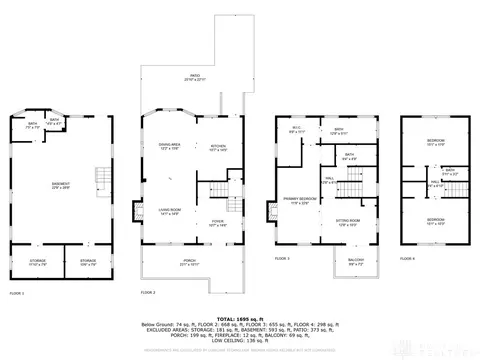 Floorplan - 343 Earnshaw Ave, Cincinnati, OH 45219 photo 2 of 5