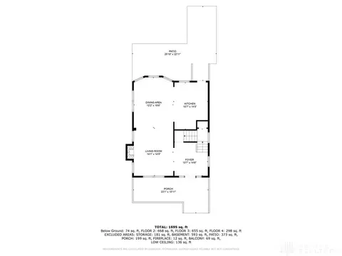 Floorplan - 343 Earnshaw Ave, Cincinnati, OH 45219 photo 1 of 5