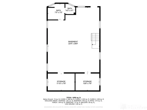 Floorplan - 343 Earnshaw Ave, Cincinnati, OH 45219 photo 5 of 5