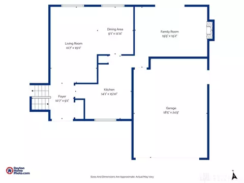 Floorplan - 2501 E Rahn Rd, Kettering, OH 45440 photo 1 of 4