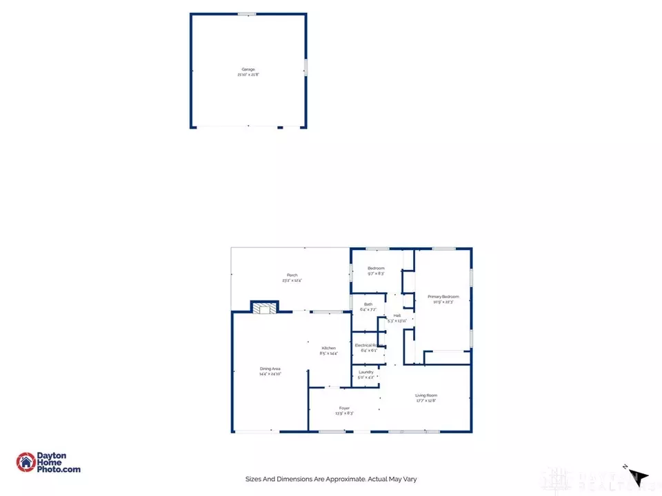Floorplan - 2328 Acorn Dr, Kettering, OH 45419 photo 1 of 1