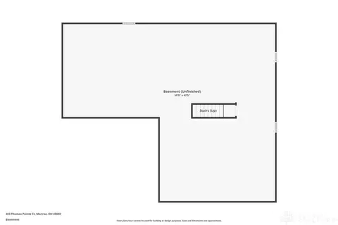 Floorplan - 403 Thomas Pointe Ct, Monroe, OH 45050 photo 2 of 3