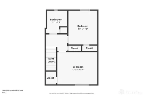 Floorplan - 2436-2442 S Dixie Dr, Kettering, OH 45409 photo 5 of 5