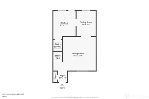 Floorplan - 2436-2442 S Dixie Dr, Kettering, OH 45409 photo 4 of 5