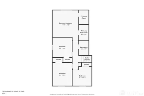 Floorplan - 3057 Mountville Dr, Dayton, OH 45440 photo 4 of 4