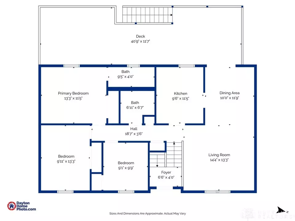 Floorplan - 1933 Scioto Ct, Kettering, OH 45420 photo 2 of 3