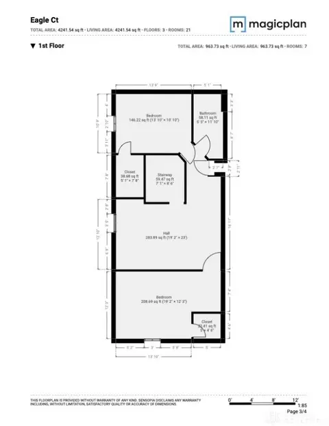 Floorplan - 1525 Eagle Ct, Maineville, OH 45039 photo 2 of 3