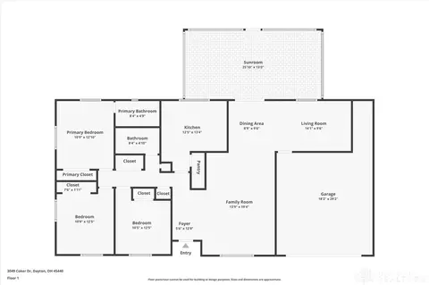 Floorplan - 3049 Coker Dr, Kettering, OH 45440 photo 1 of 1