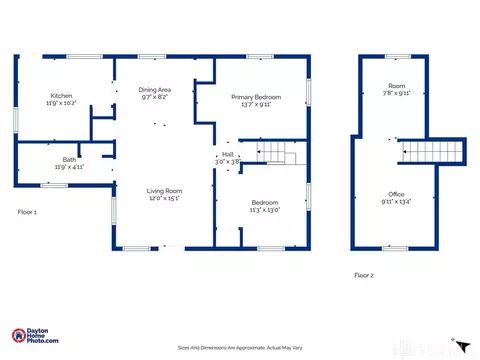 Floorplan - 2720 Acorn Dr, Dayton, OH 45419 photo 3 of 3