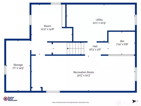Floorplan - 3139 Oakmont Ave, Kettering, OH 45429 photo 1 of 4