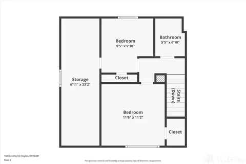 Floorplan - 1485 Southlyn Dr, Kettering, OH 45409 photo 2 of 4