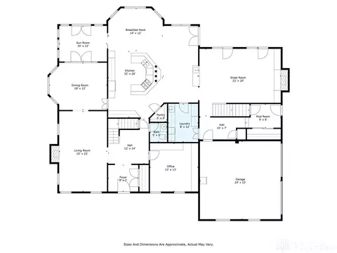 Floorplan - 533 Lockerbie Ln, Kettering, OH 45429 photo 1 of 3