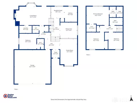 Floorplan - 1013 Millerton Dr, Dayton, OH 45459 photo 1 of 3