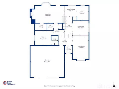 Floorplan - 1013 Millerton Dr, Dayton, OH 45459 photo 2 of 3