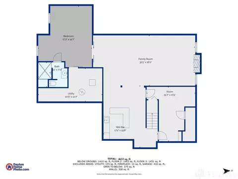 Floorplan - 10139 Kindle Dr, Washington Township, OH 45458 photo 2 of 4