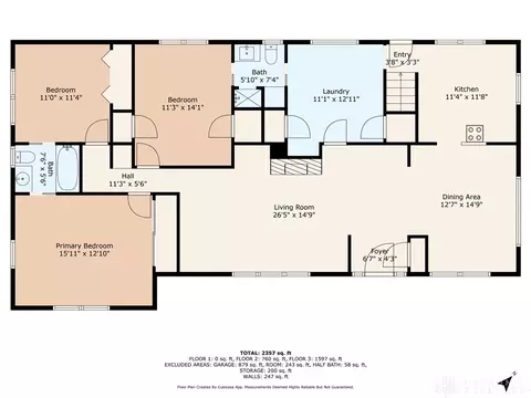 Floorplan - 2590 Ross Ln, Springfield, OH 45502 photo 2 of 4