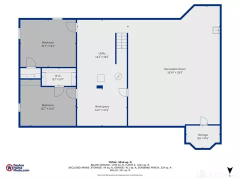Floorplan - 4459 Thornview Dr, Morrow, OH 45152 photo 3 of 3