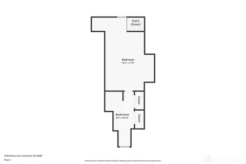 Floorplan - 3104 Celeron Ave, Cincinnati, OH 45209 photo 2 of 4