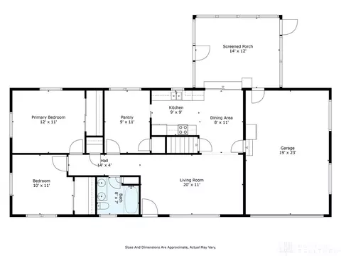 Floorplan - 4050 Tacoma St, Springfield, OH 45503 photo 2 of 2