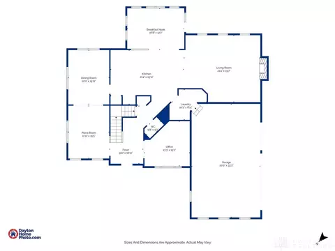 Floorplan - 9408 Oak Brook Dr, Centerville, OH 45458 photo 3 of 4