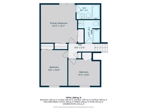 Floorplan - 634 Mentor Ave, Dayton, OH 45404 photo 2 of 4