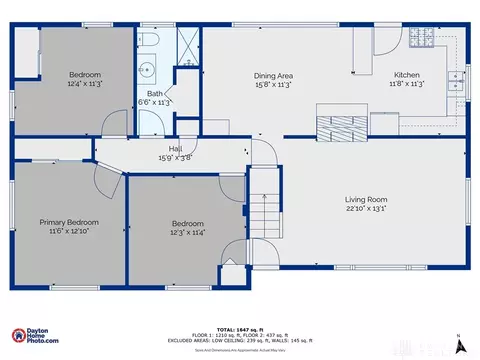 Floorplan - 308 Canterbury Dr, Springfield, OH 45503 photo 1 of 3
