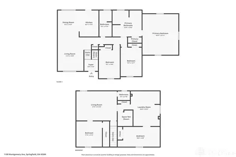 Floorplan - 1109 Montgomery Ave, Springfield, OH 45506 photo 2 of 2