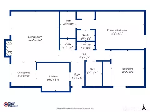 Floorplan - 6070 Hackamore Trl, Dayton, OH 45459 photo 1 of 1