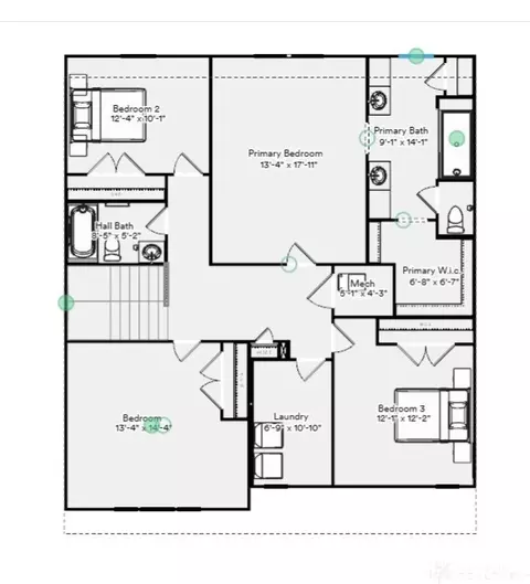 Floorplan - 4 Chestnut St, Springboro, OH 45066 photo 2 of 3