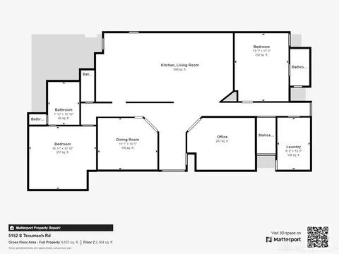 Floorplan - 5152 S Tecumseh Rd, Springfield, OH 45502 photo 2 of 2