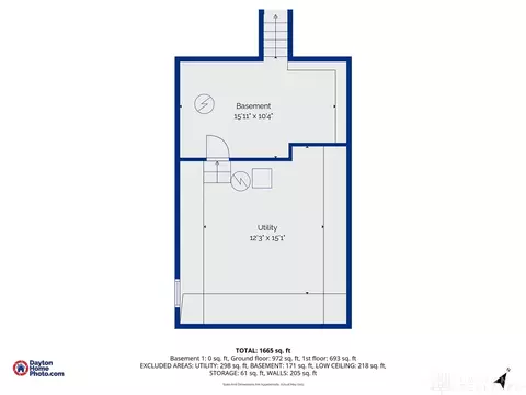 Floorplan - 1682 Edwards Ave, Springfield, OH 45503 photo 3 of 4