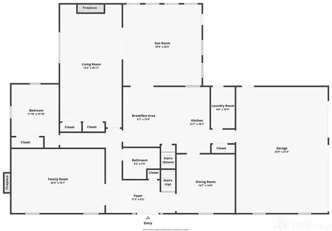 Floorplan - 713 Murrell Dr, Kettering, OH 45429 photo 1 of 3