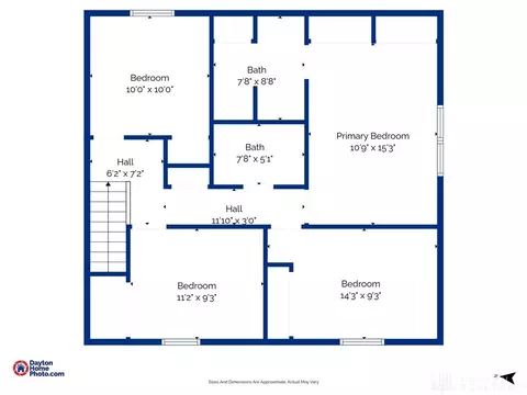 Floorplan - 4432 Renwood Dr, Kettering, OH 45429 photo 3 of 4