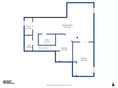 Floorplan - 1525 Farrington Dr, Kettering, OH 45420 photo 1 of 3