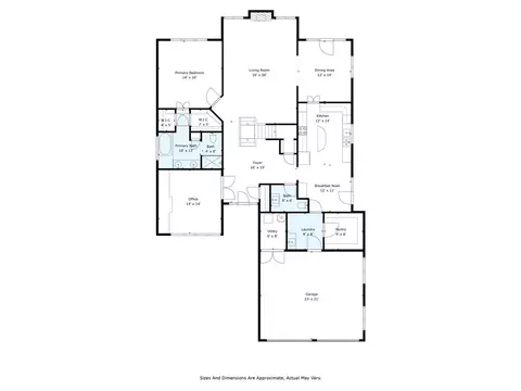 Floorplan - 876 Timberlake Ct, Kettering, OH 45429 photo 1 of 3